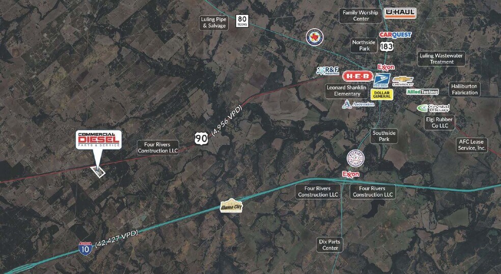 15655 E Highway 90, Kingsbury, TX à vendre - Photo du bâtiment - Image 2 de 4