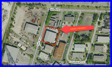 1730 Hill Ave, Mangonia Park, FL - AERIAL map view