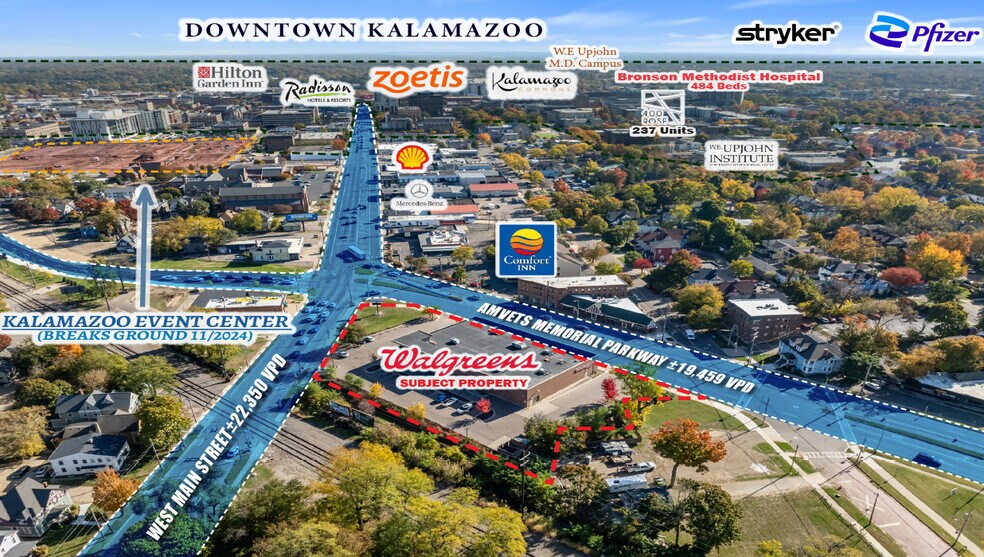 760 W Michigan Ave, Kalamazoo, MI à vendre - Photo du bâtiment - Image 2 de 3