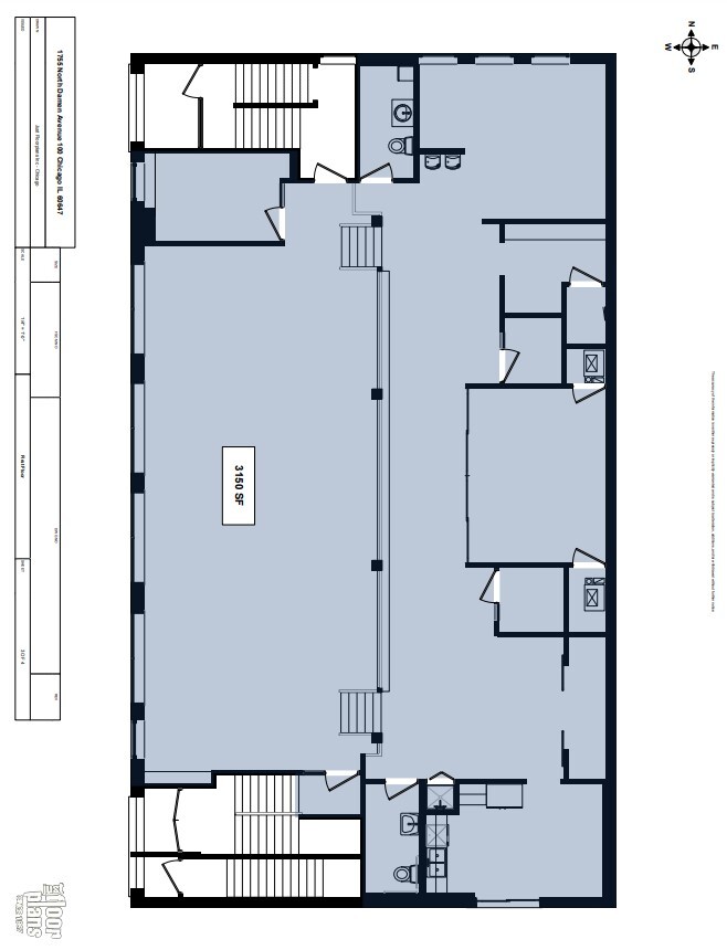 1755 N Damen Ave, Chicago, IL à louer Plan d  tage- Image 1 de 1