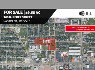 Plus de détails pour 206 N Perez St, South Houston, TX - Terrain à vendre