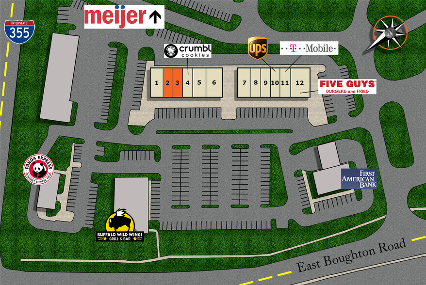 741-769 E Boughton Rd, Bolingbrook, IL for lease - Site Plan - Image 2 of 2