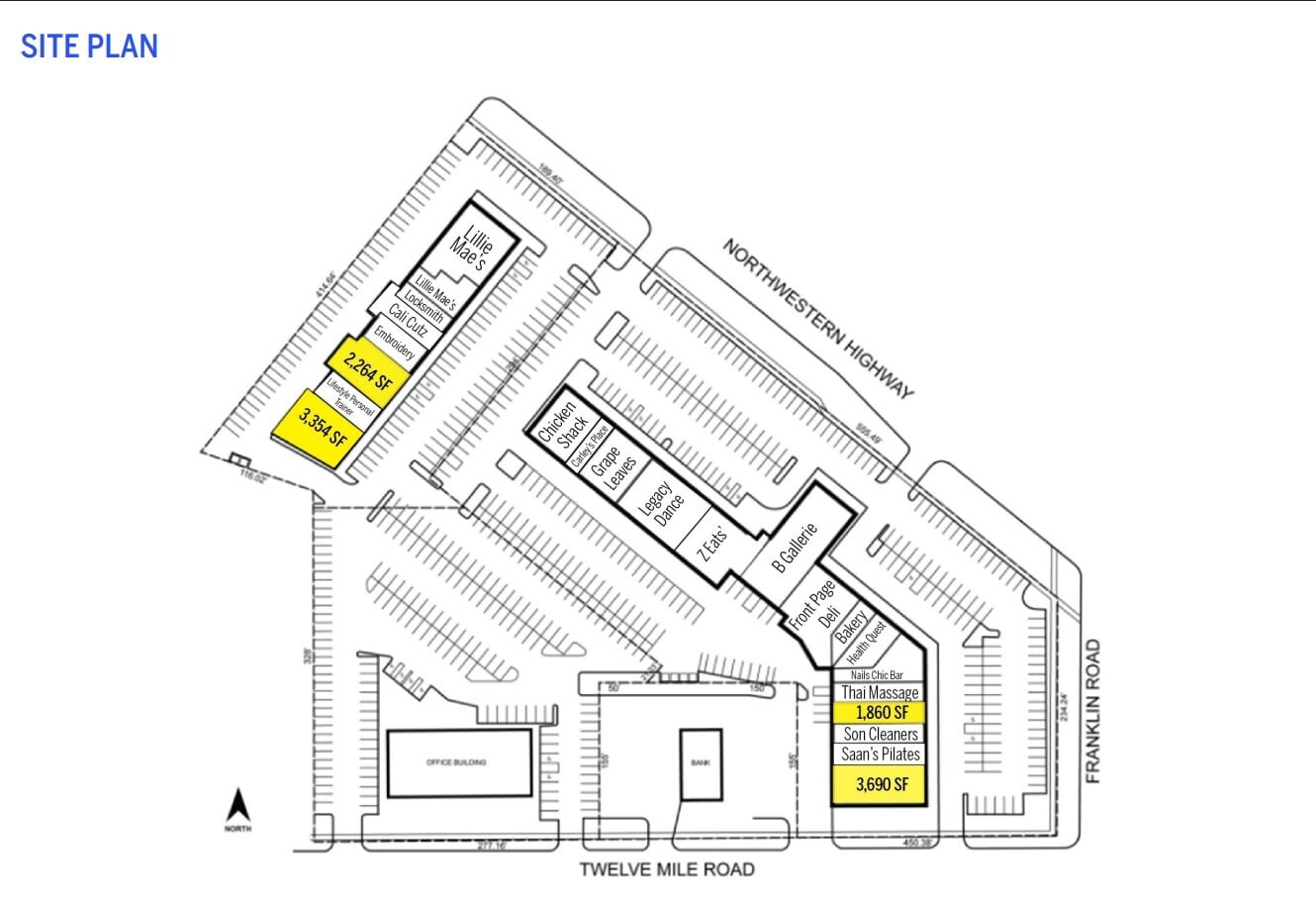 29101-29191 Northwestern Hwy, Southfield, MI for lease Floor Plan- Image 1 of 1