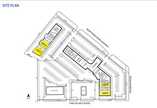 29101-29191 Northwestern Hwy, Southfield, MI for lease Floor Plan- Image 1 of 1