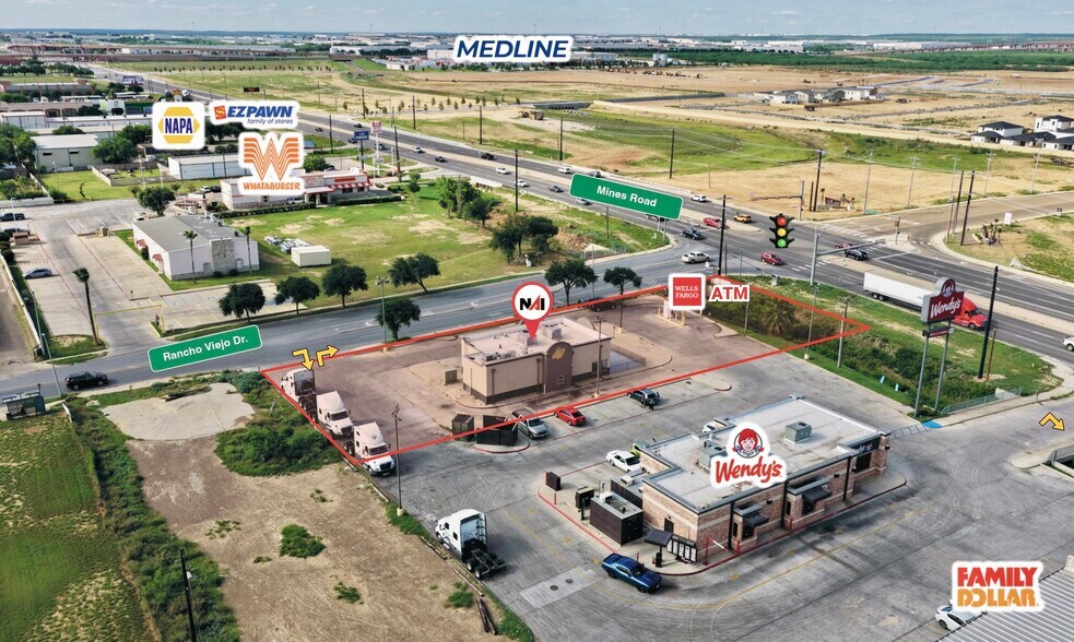611 Rancho Viejo Dr, Laredo, TX à louer - Aérien - Image 2 de 16
