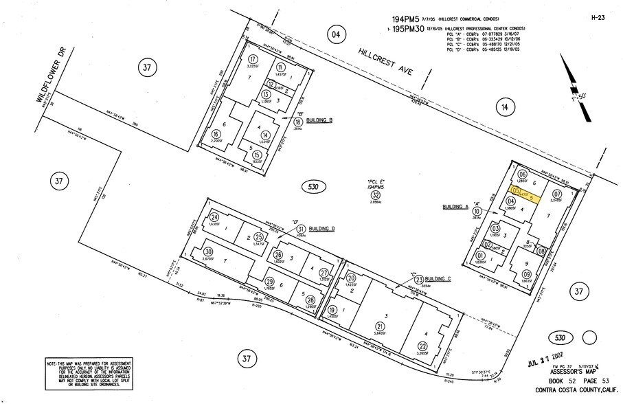 3440 Hillcrest Ave, Antioch, CA for lease - Plat Map - Image 2 of 5
