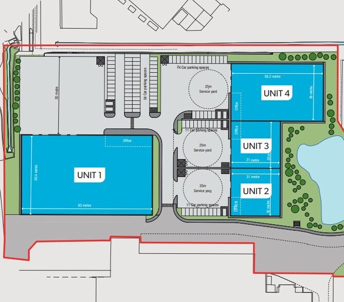 Sinfin Ln, Derby à louer - Plan de site - Image 2 de 2