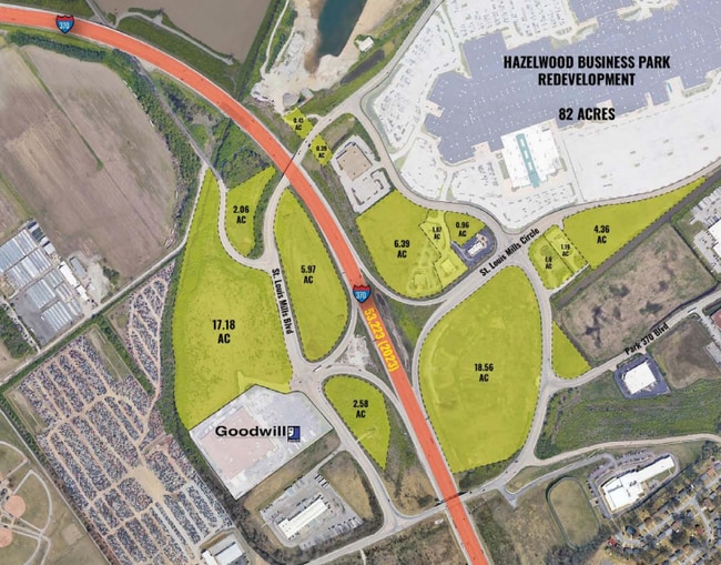 Plus de détails pour 5522 Saint Louis Mills Blvd, Hazelwood, MO - Terrain à louer