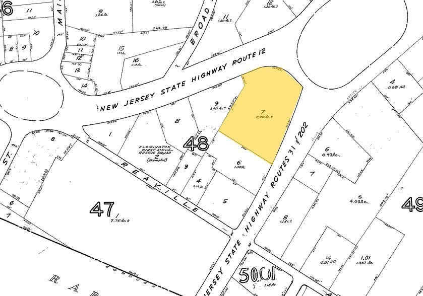 295 US Highway 202, Flemington, NJ à louer - Plan cadastral - Image 2 de 2