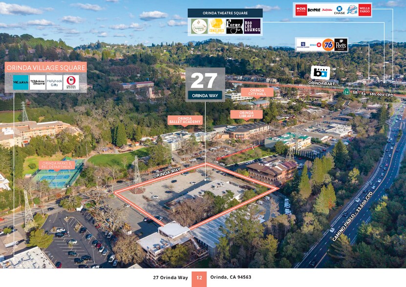 27 Orinda Way, Orinda, CA à vendre - Photo du bâtiment - Image 3 de 6