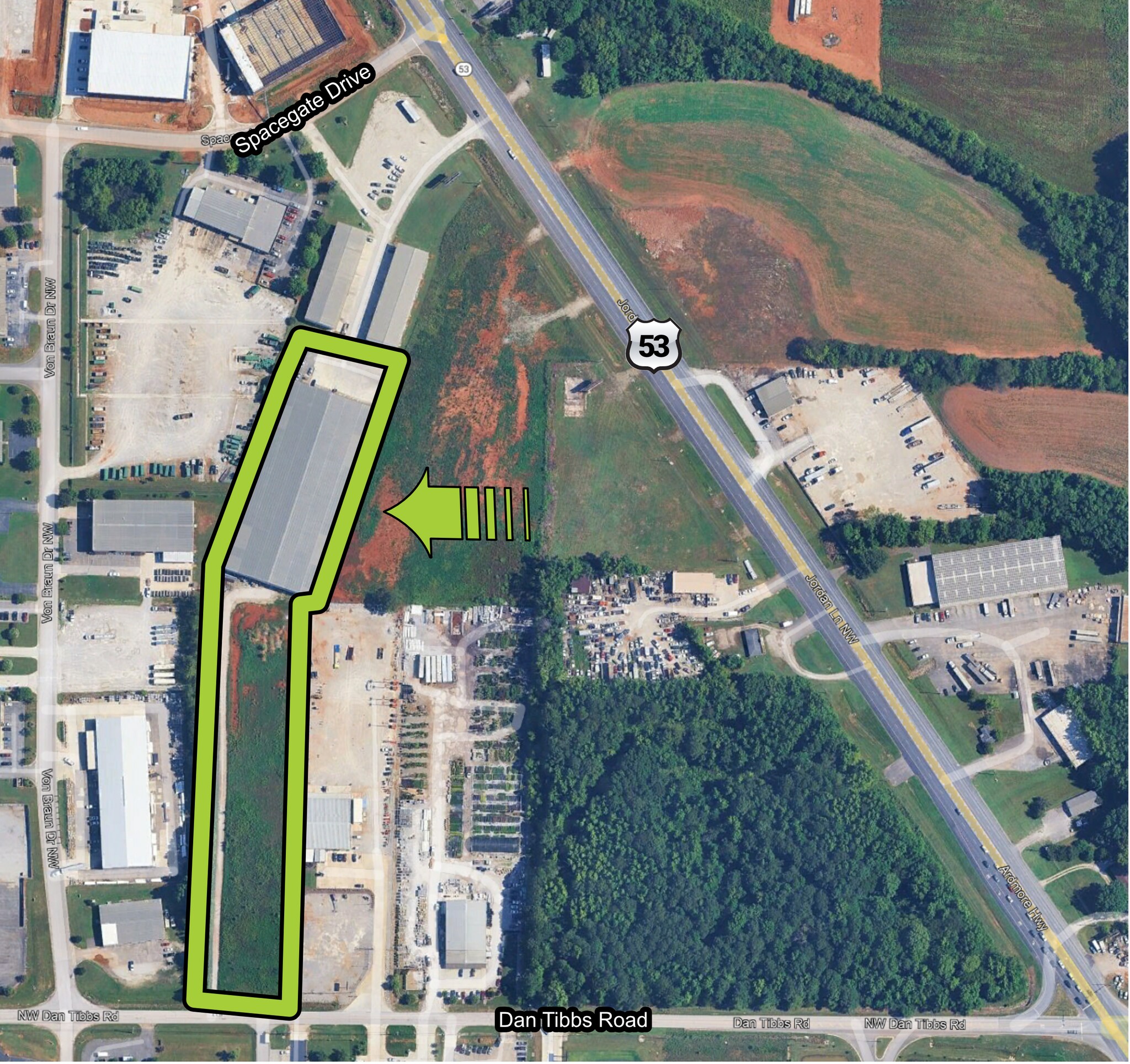 3415 Al-53 Hwy, Huntsville, AL à louer Aérien- Image 1 de 11