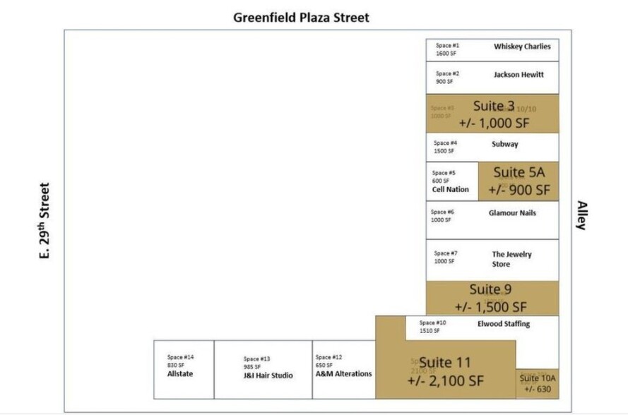 3601 E 29th St, Bryan, TX à louer - Plan de site - Image 3 de 9