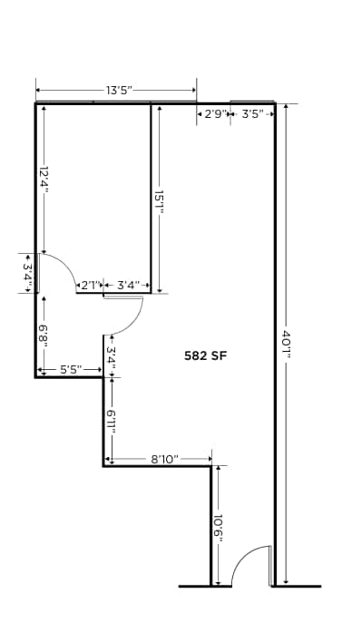 6925 Portwest Dr, Houston, TX à louer Plan d’étage- Image 1 de 6