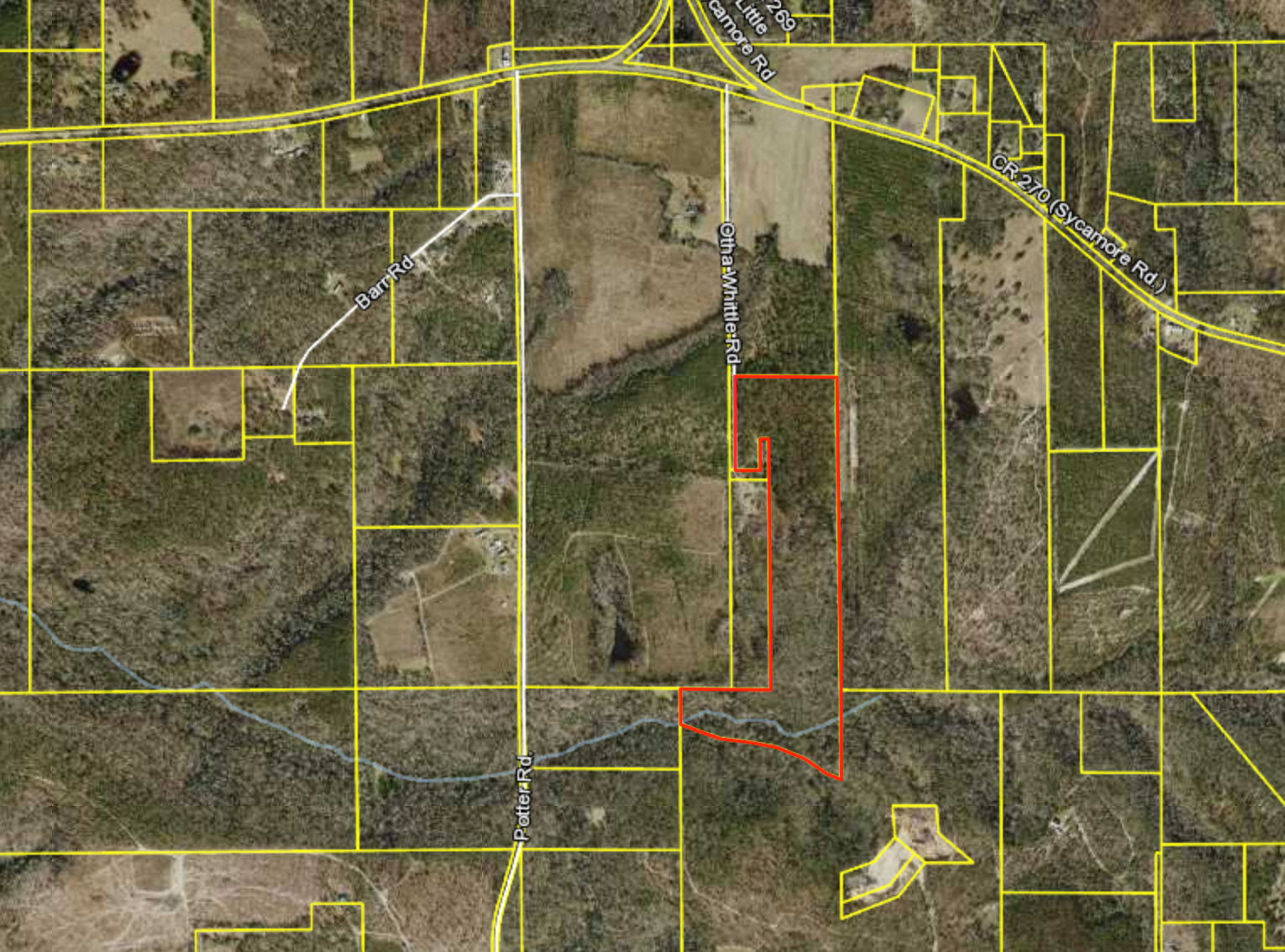 Sycamore, Quincy, FL à vendre Plan cadastral- Image 1 de 1