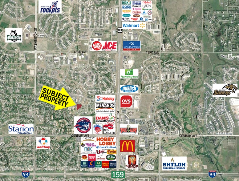 3548-3560 Viewpoint Dr, Bismarck, ND for sale - Aerial - Image 2 of 2