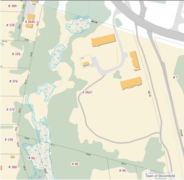 2627 Day Hill Rd, Bloomfield, CT à vendre - Plan de site - Image 2 de 3