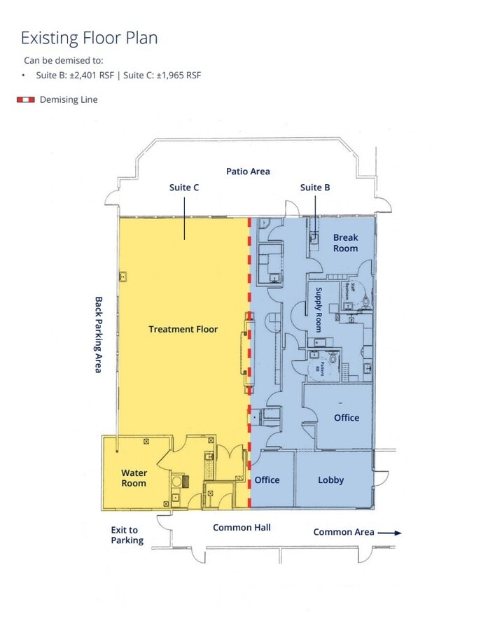 125 N Lincoln St, Dixon, CA 95620 - Unité B -  - Plan d’étage - Image 1 of 1