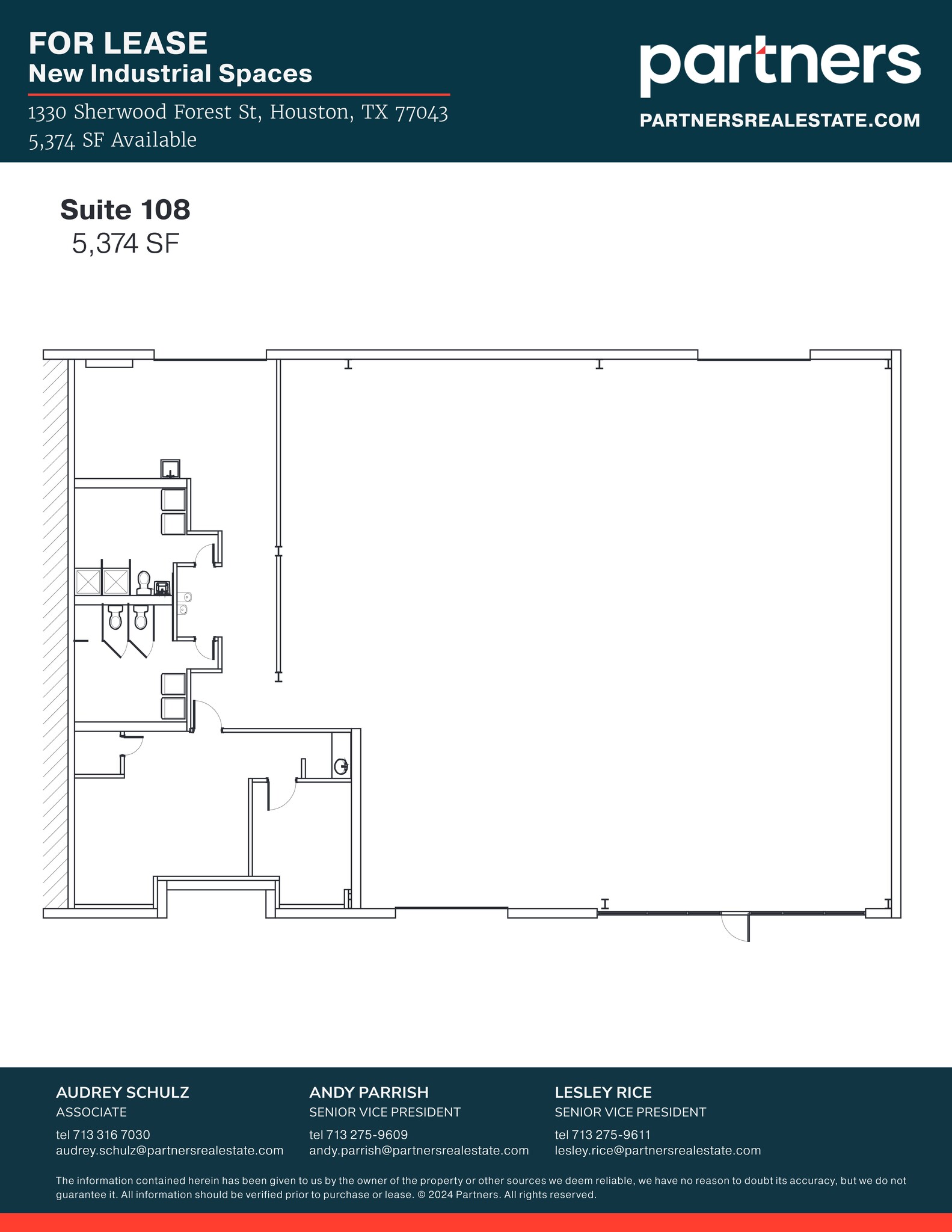 1330 Sherwood Forest St, Houston, TX à louer Plan de site- Image 1 de 1