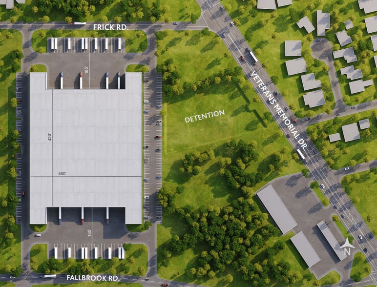 0 Fallbrook Rd, Frick Rd & Veterans Pkwy N rd, Houston, TX for sale - Site Plan - Image 2 of 2