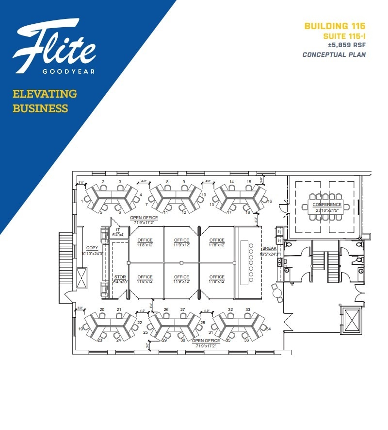1300 S Litchfield Rd, Goodyear, AZ for lease Floor Plan- Image 1 of 1