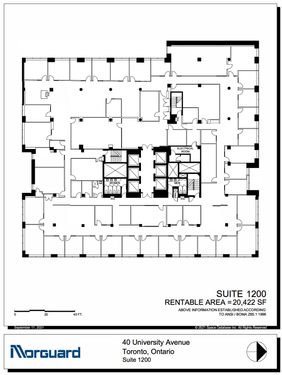 40 University Ave, Toronto, ON for lease Floor Plan- Image 1 of 1