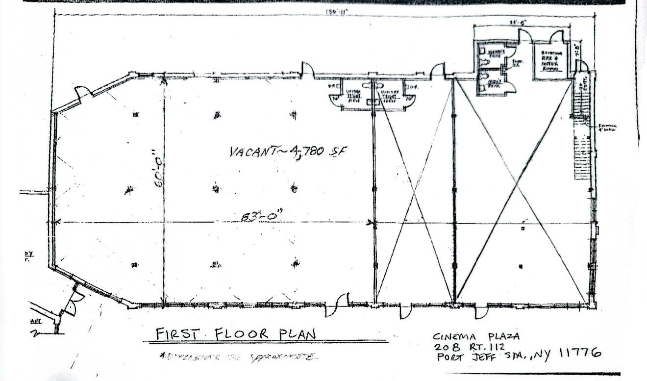 208 Route 112, Port Jefferson Station, NY à louer Plan d’étage- Image 1 de 3