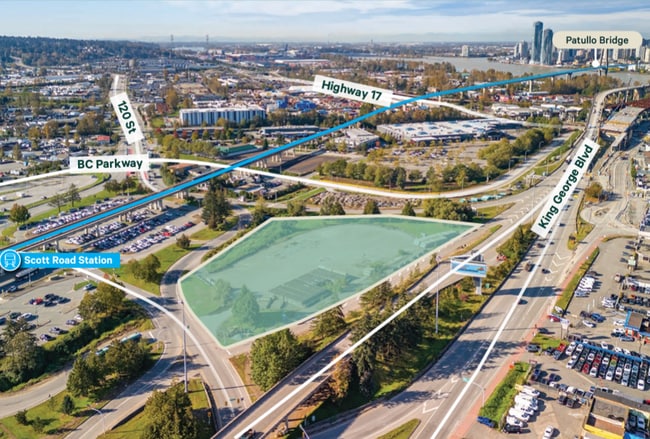 Plus de détails pour 12444 King George Blvd, Surrey, BC - Terrain à louer