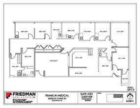 26206 W 12 Mile Rd, Southfield, MI for lease Floor Plan- Image 1 of 2