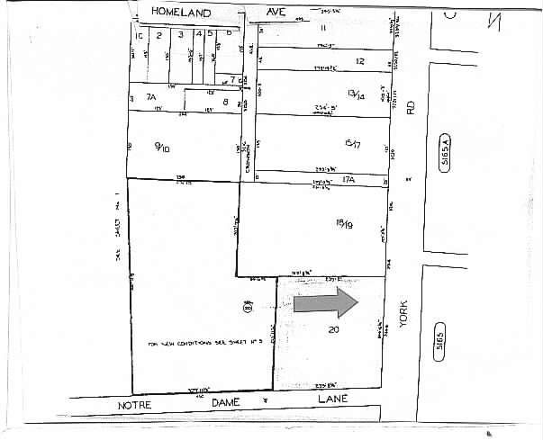 5200 York Rd, Baltimore, MD for lease - Plat Map - Image 3 of 4
