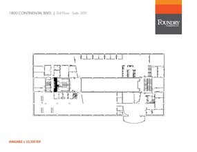 1800 Continental Blvd, Charlotte, NC for lease Floor Plan- Image 1 of 1