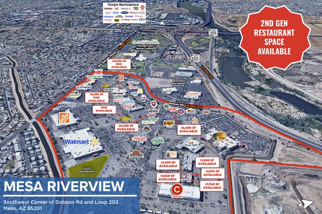 More details for 823-857 N Dobson Rd, Mesa, AZ - Retail for Lease