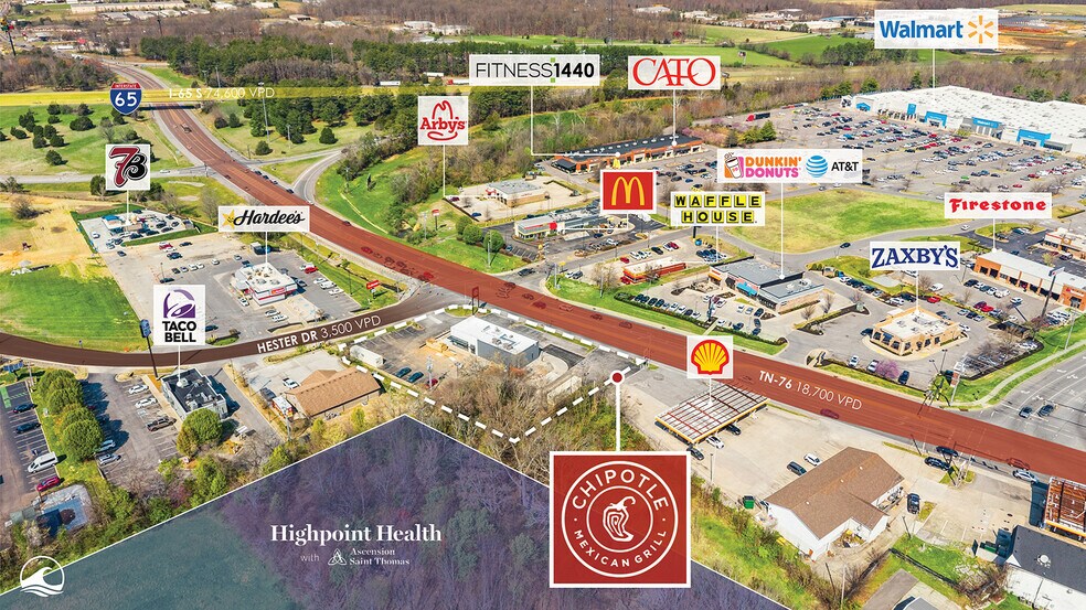 803 Highway 76, White House, TN à vendre - Photo du bâtiment - Image 2 de 4