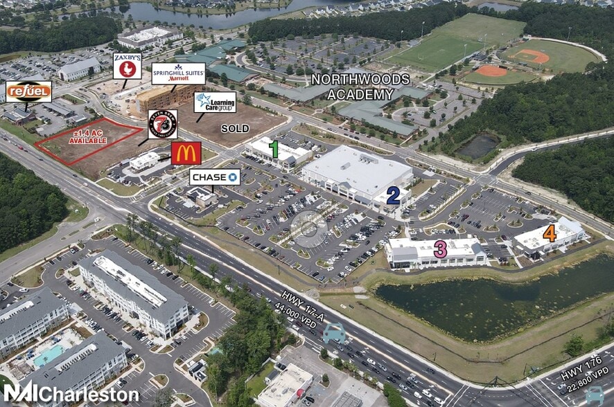 Hwy 17 & Hwy 176 Hwy, Summerville, SC for lease - Building Photo - Image 3 of 6
