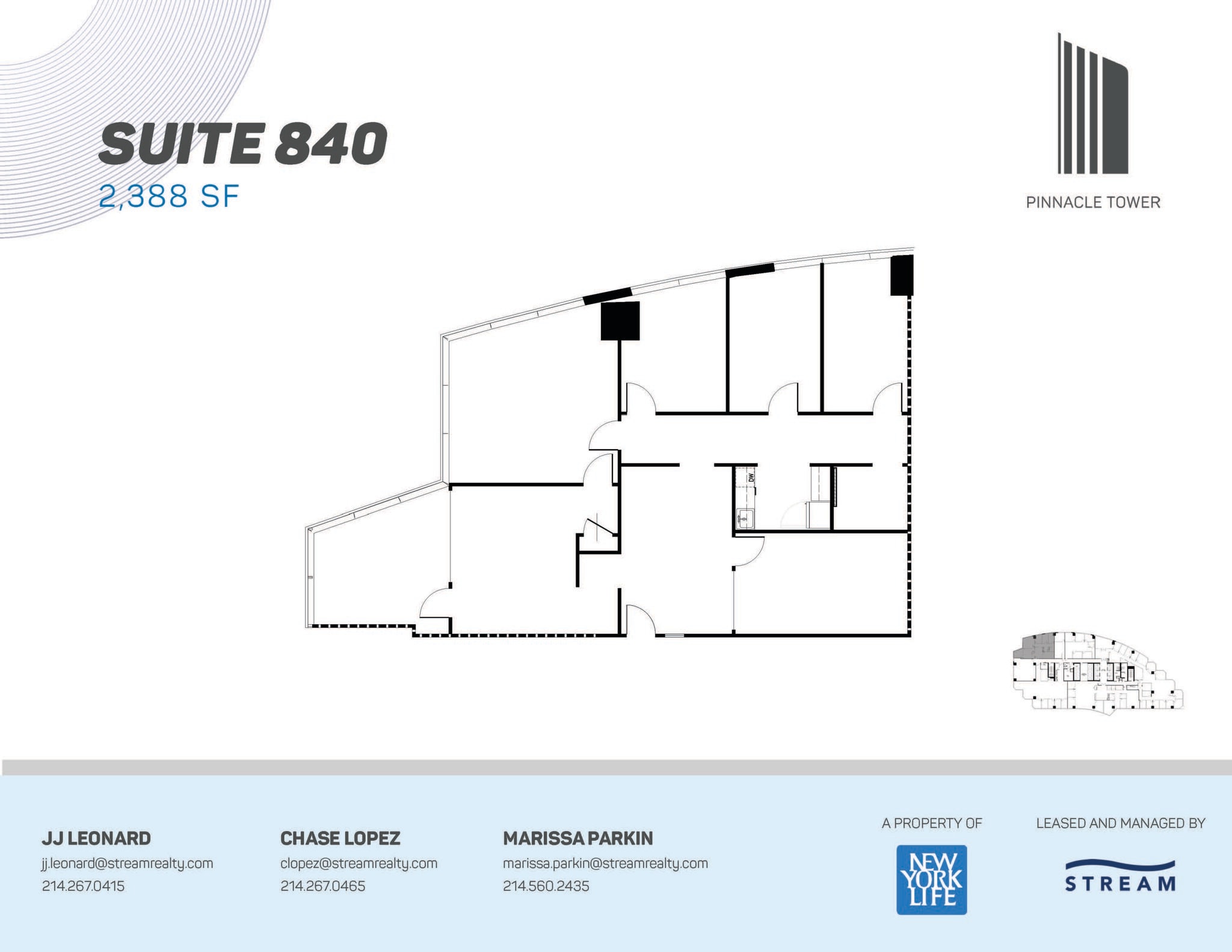 5005 Lyndon B Johnson Fwy, Dallas, TX for lease Floor Plan- Image 1 of 2