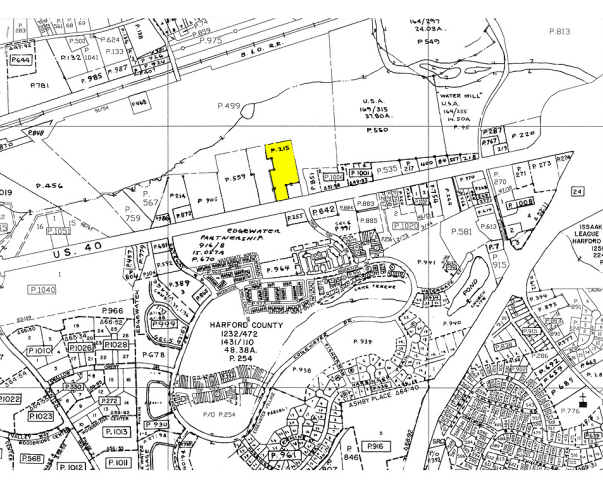 1906 Pulaski Highway A, Edgewood, MD à louer - Plan cadastral - Image 1 de 1