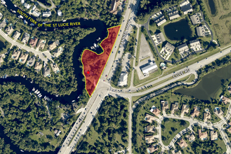 7290 S Kanner Hwy, Stuart, FL - AERIAL  map view