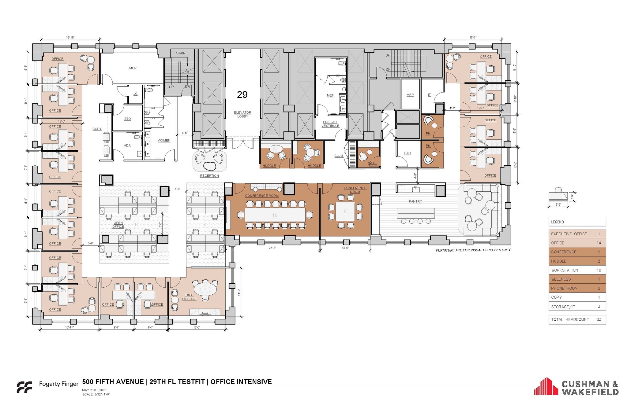 500 Fifth Ave, New York, NY for lease Floor Plan- Image 1 of 4