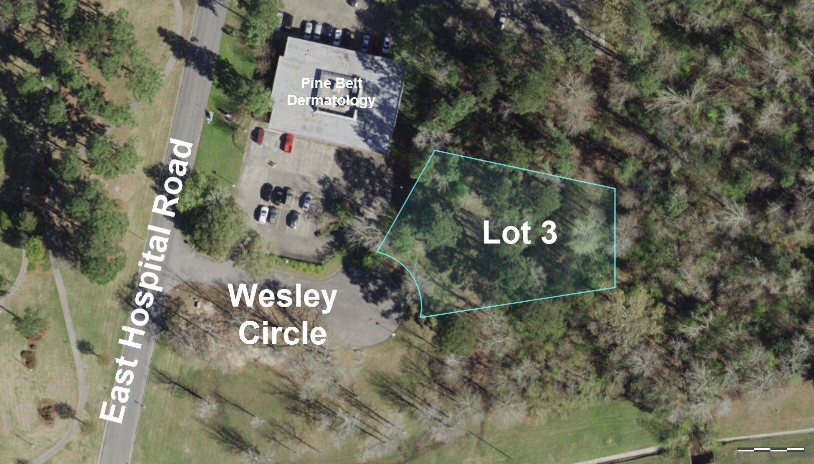 0 Wesley Cir, Hattiesburg, MS for sale Aerial- Image 1 of 5