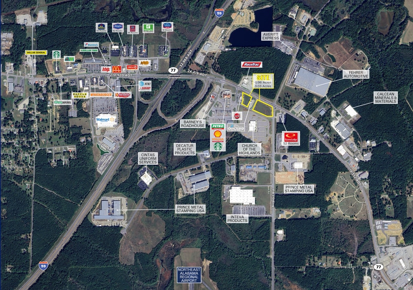 1708 W Grand Ave, Gadsden, AL for lease - Aerial - Image 2 of 4