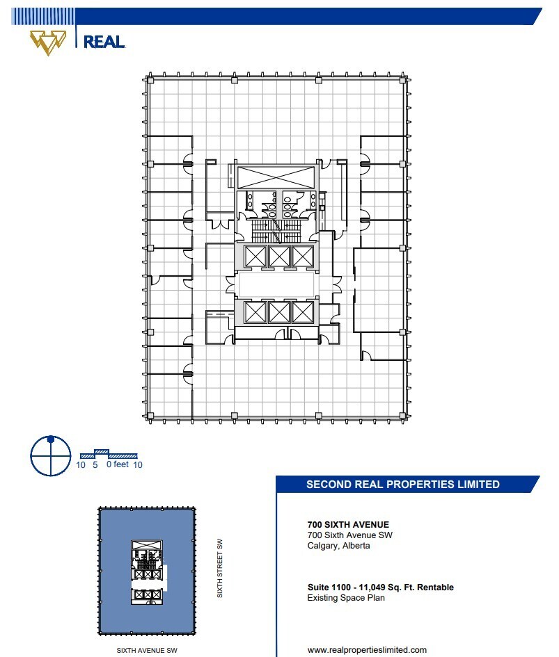 700 6th Ave SW, Calgary, AB for lease Floor Plan- Image 1 of 1
