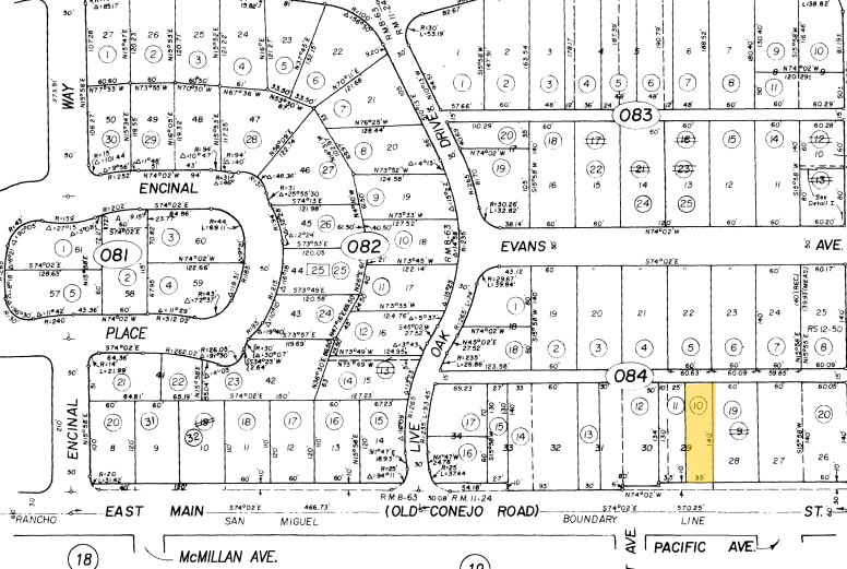 1783 E Main St, Ventura, CA à vendre - Plan cadastral - Image 2 de 5