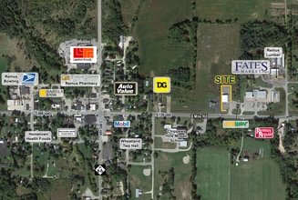 2646 9 Mile Rd, Remus, MI - AÉRIEN  Vue de la carte