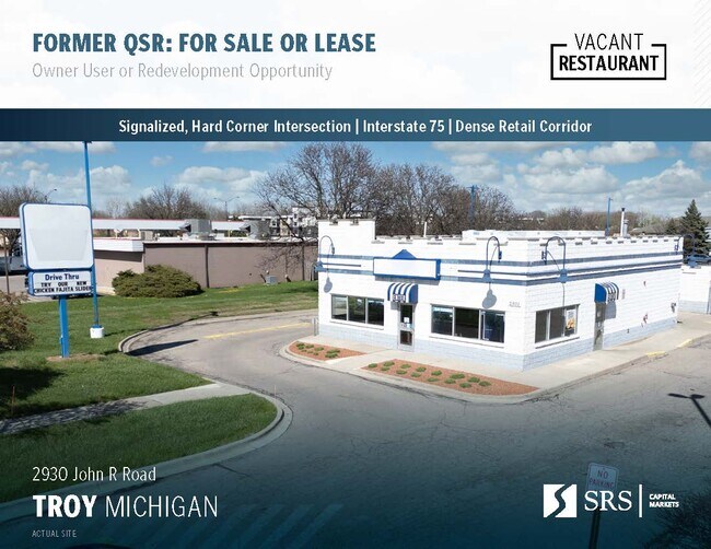 Plus de détails pour 2930 John R Rd, Troy, MI - Commerce de détail à vendre
