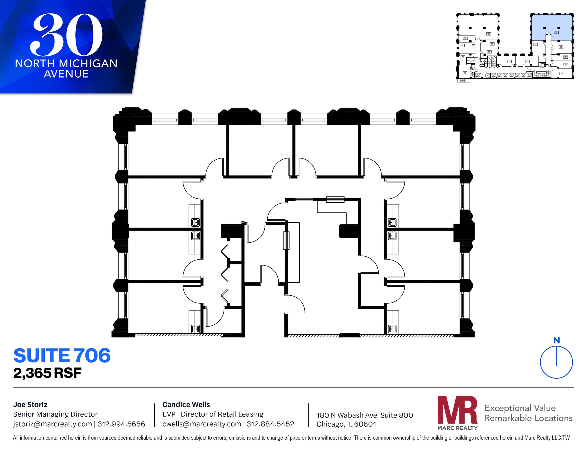 30 N Michigan Ave, Chicago, IL for lease Floor Plan- Image 1 of 7