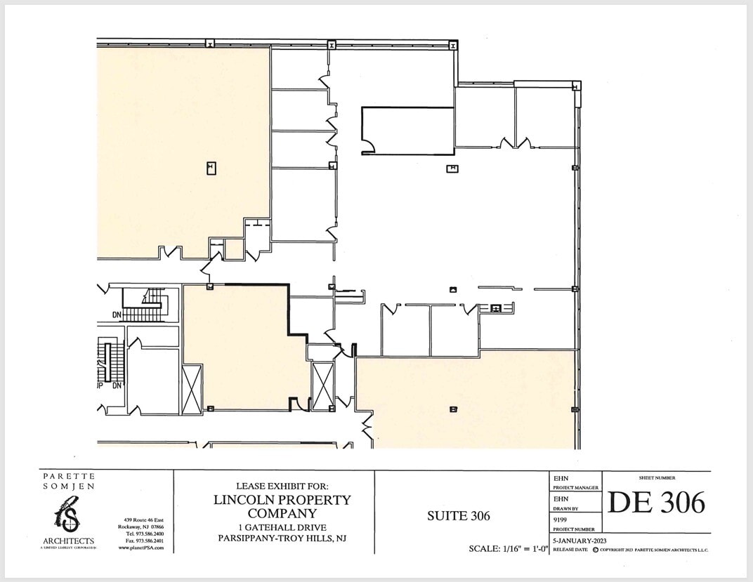 1 Gatehall Dr, Parsippany, NJ à louer Plan d’étage- Image 1 de 1