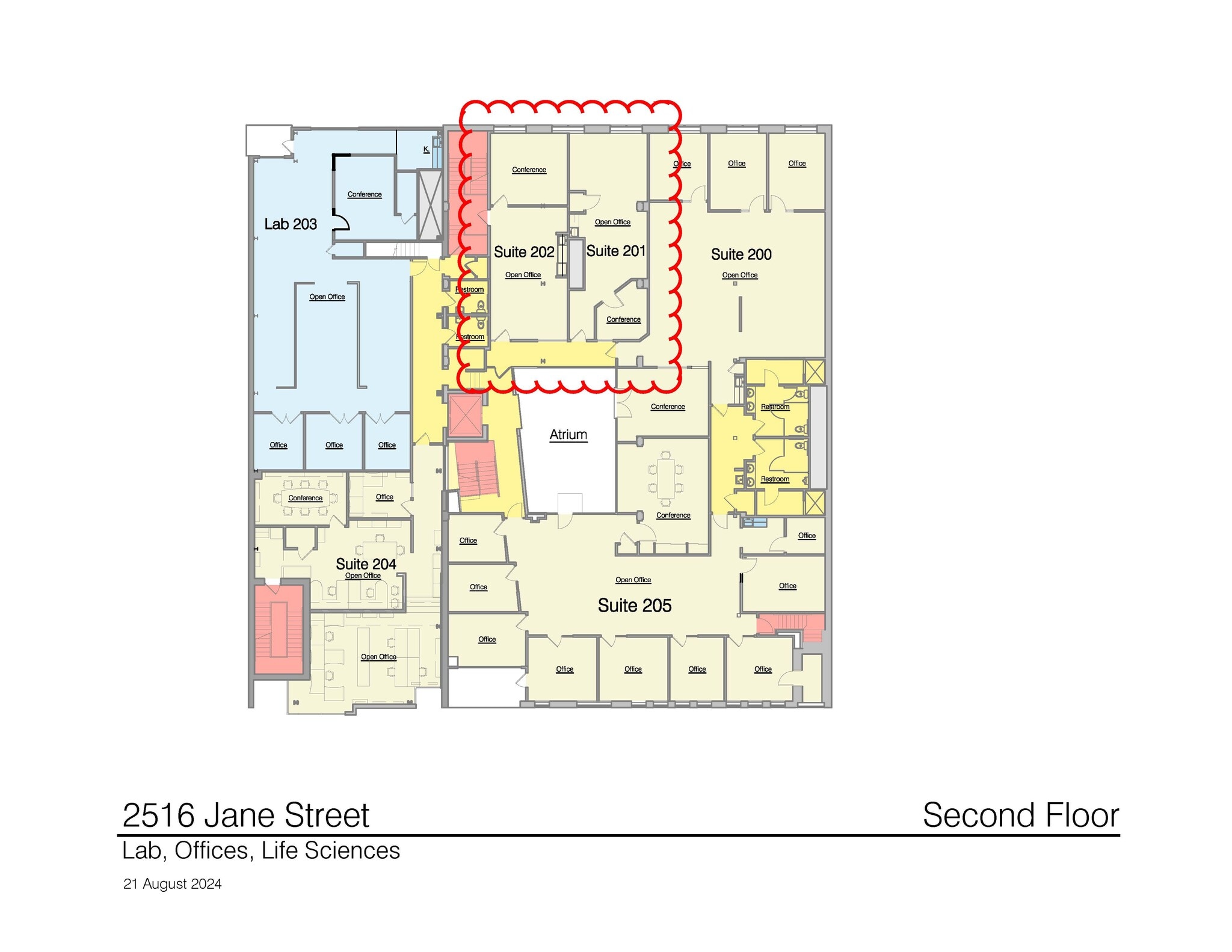 2516 Jane St, Pittsburgh, PA for lease Floor Plan- Image 1 of 8