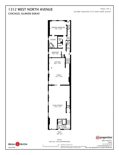 1312 W North Ave, Chicago, IL for sale - Floor Plan - Image 2 of 28