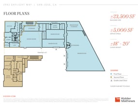 2943 Daylight Way, San Jose, CA for lease Floor Plan- Image 1 of 2