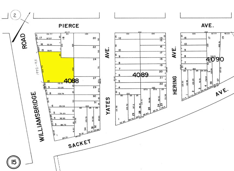 1578 Williamsbridge Rd, Bronx, NY à vendre - Plan cadastral - Image 2 de 10