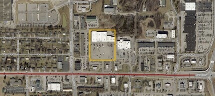 3612-3620 W 3rd St, Bloomington, IN - Aerial map view